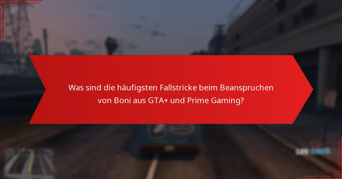 Welche Boni und Belohnungen sind über GTA+ und Prime Gaming verfügbar?